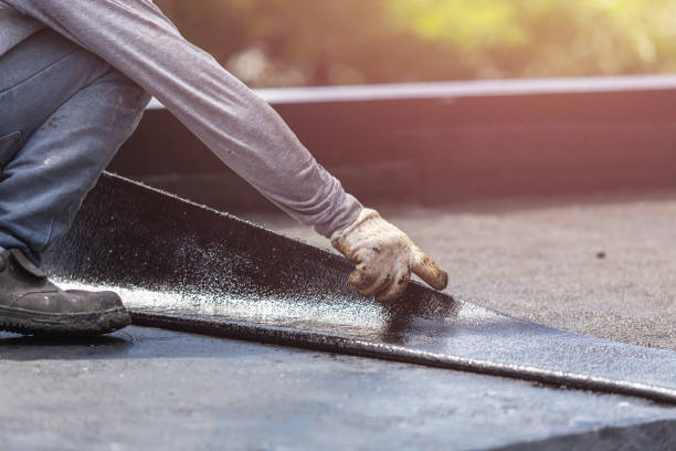 Professional Basement Waterproofing technician working in McCordsville, IN